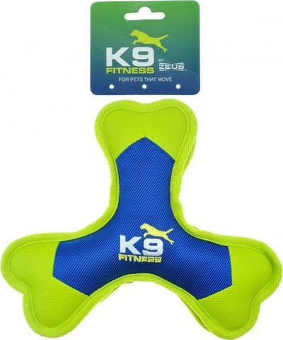 Lodër për qen Zeus Tough Nylon Tri Bone, najlon i fortë, 24 x 5 x 24 cm, me shumë ngjyra