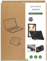 Mbulesë tableti 4smarts Rugged Case Grip, për Samsung Galaxy Tab A11+, dorezë rrotulluese, e zezë