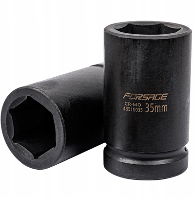 Adapter goditës Deep Impact 35mm 1", formë gjashtëkëndore