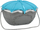 Set lodër mjeku Mega Creative MEDICAL SET, me shportë, blu gri