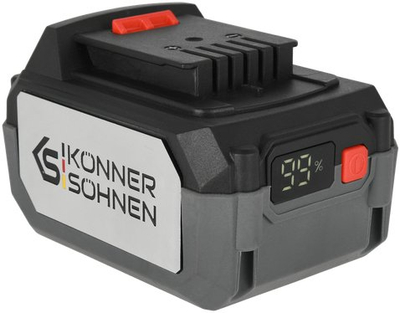 Bateri litium Könner & Söhnen KS 20V4-1, 20V, 4Ah, gri e zezë