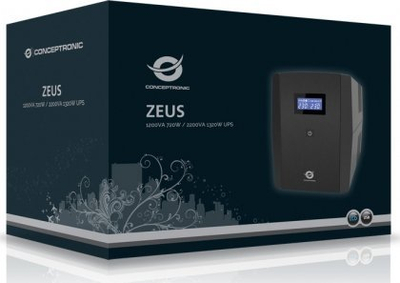 UPS Conceptronic ZEUS 2200VA 1320W, me ekran LCD, i zi