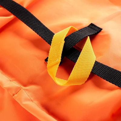 Jeletë shpëtimi për fëmijë Junior Life Vest 100N, me jakë mbështetëse, me bilbil dhe elemente reflektuese, portokalli