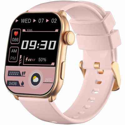 Ora inteligjente Gravity GT28 6, thirrje Bluetooth, me rrip shtesë, e zezë