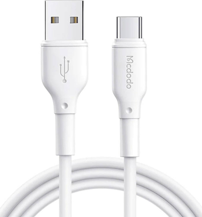 Kabllo karikimi Mcdodo Quick Charger, USB në USB Type C, 1.2m, e bardhë
