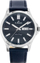 Orë burrash G.Rossi 8071A3-6F1, quartz, rrip lëkure blu