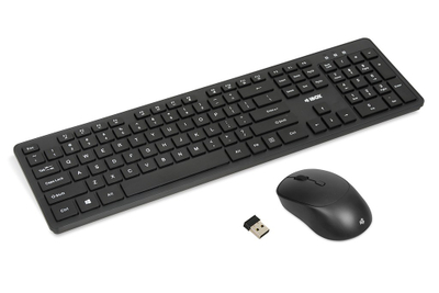 Set tastierë dhe mi Wireless iBOX IKM5010W, 2.4GHz, 1600 dpi, i zi