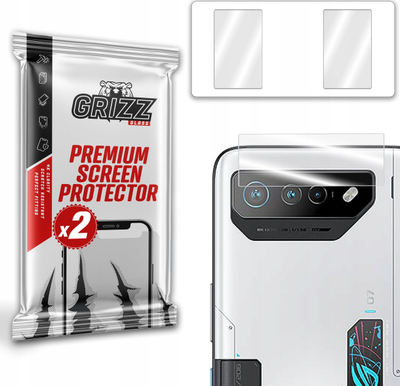 Xham mbrojtës për kamerë GrizzGlass HybridGlass Asus ROG Phone 7 Ultimate, 2 copë, transparent