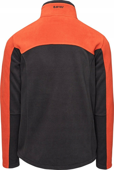 Bluzë polar Hi-Tec Monar M, polyester 280 g m², me zinxhir, blu