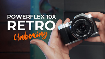 Дигитален фотоапарат Rollei Powerflex Retro, 10x оптички зум, црн