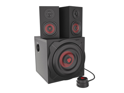 Звучници 2.1 Genesis Helium 610BT, 60W, блутут, црно дрво