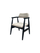 Karrigë T-207 Donito, 88x50x52, e zezë/bardhë