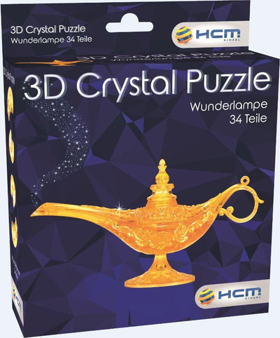 Puzzle 3D Bard Crystal Aladdin's lamp, 34 pjesë