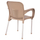 Karrige PP KareK cappuccino me këmbë alumini 59×58×81 cm (HM5592.02)