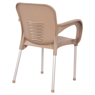 Karrige PP KareK cappuccino me këmbë alumini 59×58×81 cm (HM5592.02)
