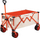 Karrocë palosëse kampingu KingCamp Folding Cart, 190L, 100kg, portokalli bezhë