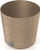 Vazo plastike Prosperplast Furu Round, 30 cm, me insert, kafe e çelët