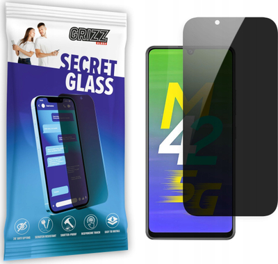 Xham privatësie Grizz SecretGlass për Samsung Galaxy M42 5G, mbrojtës ekrani, transparent
