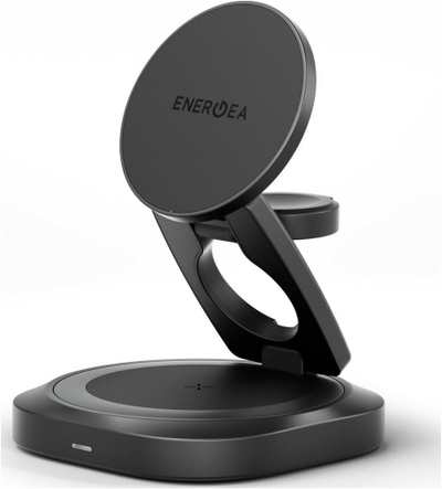Karikues wireless Energea Alumag GYRO 360, Qi2.2, 25W, i zi