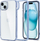 Këllëf telefoni Spigen Ultra Hybrid Sky Crystal, për iPhone 15 Plus, transparent, blu e çelët