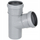 Tee kanalizimi Sewer FI 75 75 67°, PP, gri