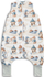 Вреќа за спиење Sensillo Sleeping Bag XL Dragons Jeans, со нозе, TOG 1.0, повеќебојна