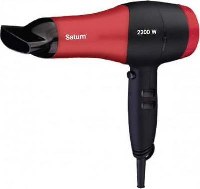 Tharëse flokësh Saturn ST-HC7339, 2200W, e kuqe