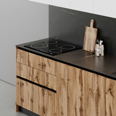 Kuzhinë IMMIGRAND SYSTEMS, Lineare, Bora White/Light Oak