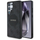 Mbrojtëse telefoni Guess 4G Round Patch MagSafe, për Samsung Galaxy S25 Ultra, e zezë