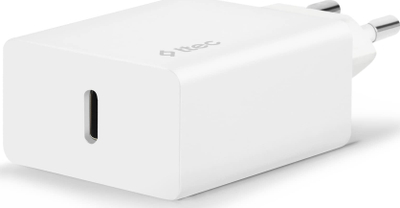 Karikues USB‑C Ttec SmartCharger, 20W, karikim i shpejtë, i bardhë