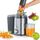 Shtrydhëse frutash e perimesh Severin, 400 W, 500 ml, i zi / hirtë