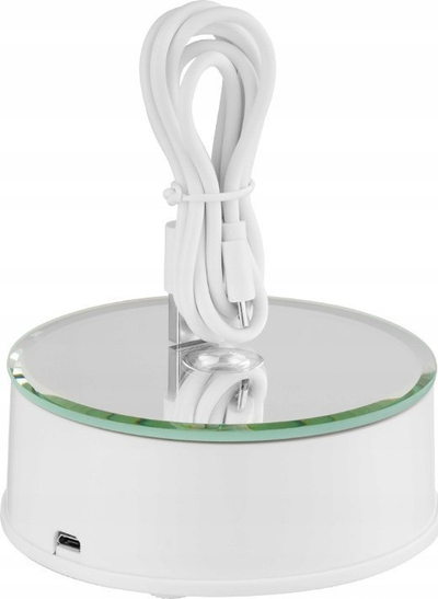 Platformë rrotulluese FreePower MI, 14x4.5cm, me USB, e bardhë