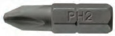 Set bite Teng Tools PH2500303, PH3 25mm, 1/4" hex, gri