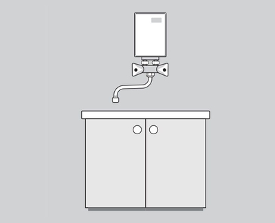 Ngrohës uji elektrik Wijas Perfect 500, 5 kW, instanten, i bardhë