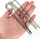 Gjemb metalik për agrotekstil Steel, U 20cm, set 50 copë
