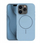 Futrollë TFO Silicone Thin Mag për iPhone 16 Pro Max 6.9", silikoni, MagSafe, blu e çelët