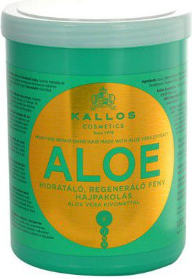 Maskë për flokë Kallos Aloe Vera Moisture Repair Shine, 1000 ml, për flokë të thatë