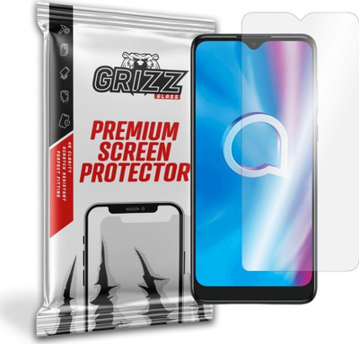 Xham mbrojtës GrizzGlass Hybrid Glass, për Alcatel 1S 2020, i tejdukshëm