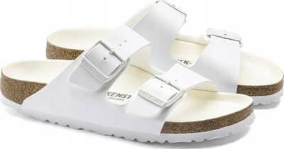 Sandale Birkenstock Arizona Birko Flor, Regular Fit, të bardha