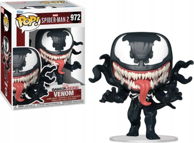 Figurinë Funko Pop Venom 972, Marvel Spider Man 2, për koleksion, e zezë
