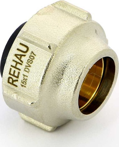 Set adapterësh eurocono Rehau LX G3/4 15x1.0, bronz i nikluar, 10 copë