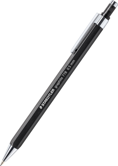 Stilolaps mekanik Staedtler 778 05-9, 0.5 mm, mina B, blu