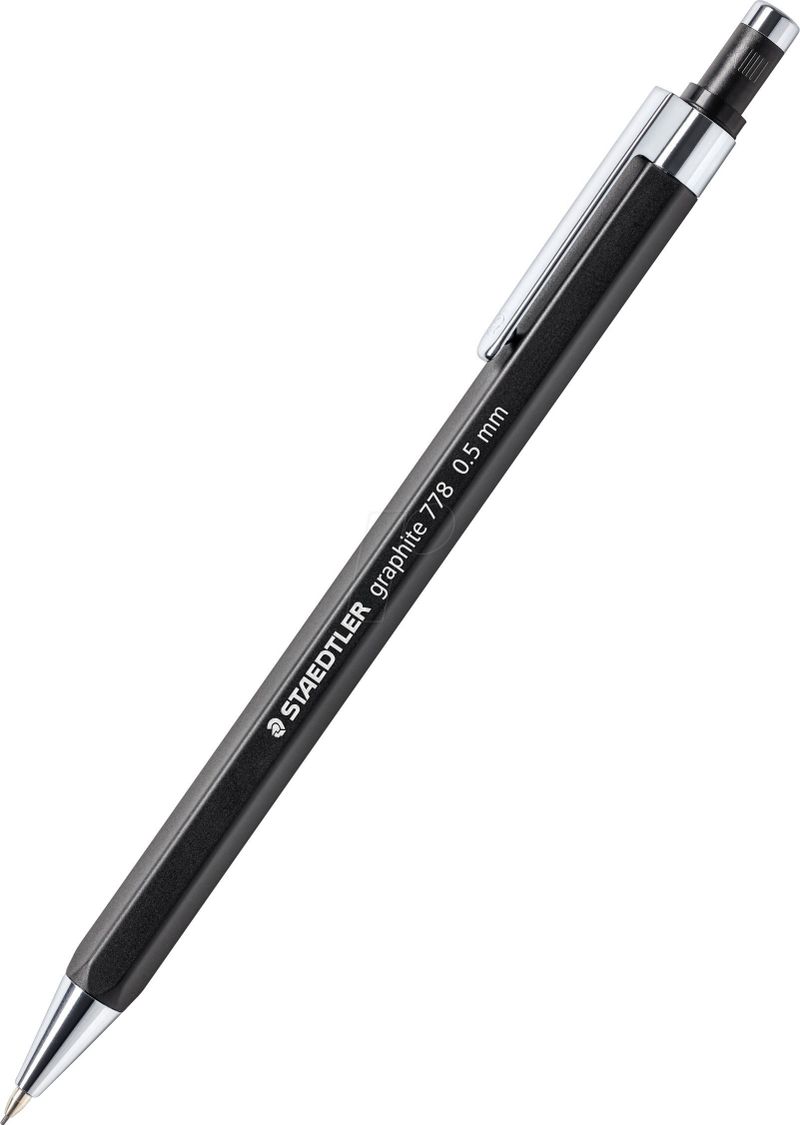 Stilolaps mekanik Staedtler 778 05-9, 0.5 mm, mina B, blu