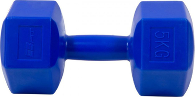 Set hantellash Eb Fit Bitumic, 2 x 5kg, material kompozit, të zeza