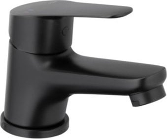 Rubinet lavamani Sparc Black, një dalje, i zi