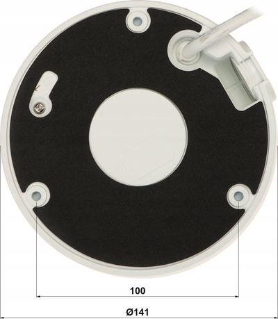 Kamerë IP dome Hikvision DS-2CD1723G2-IZ, 1080p, lentë 2.8-12mm, e bardhë