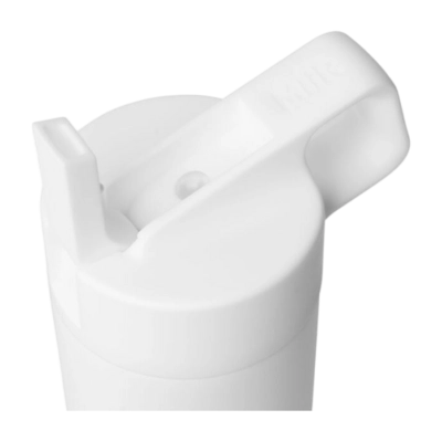 Termus MiiR Straw Bottle, 591ml, çelik inox, i bardhë
