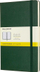 Fletore me katrore Moleskine, e gjelbërt