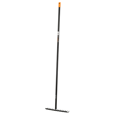 Grabujë metalike Fiskars, zezë/ portokalli