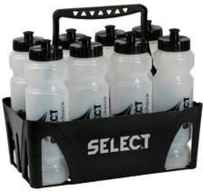Mbajtëse shishe Select 0572, kapacitet 8 shishe, e zezë